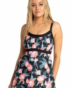 Jantzen Empire Swim Dress Coral