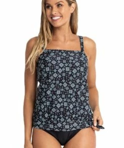 Jantzen Blouson Tankini Set Black