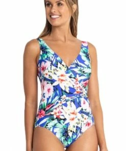 Jantzen Summer Bar Gath Cross Over One Piece Pacific