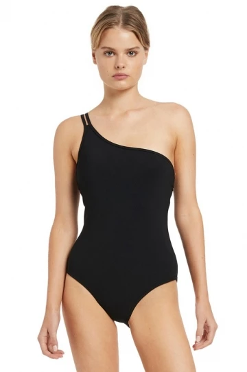 Jets Jetset One Shoulder One Piece Black 1 Jets Jetset One Shoulder One Piece Black