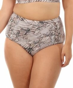 Jets Awakening Lace Up High Waist Pant Nude