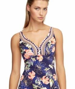 Jets Desert Bloom DD/E Cup Tankini Separate Indigo 7 Jets Desert Bloom DD/E Cup Tankini Separate Indigo -Cheap Swimweargalore Store jetj40145dde jets desert bloom dd e cup tankini separate1