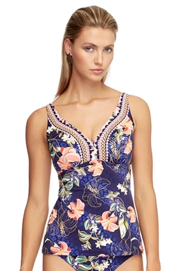 Jets Desert Bloom DD/E Cup Tankini Separate Indigo 3 Jets Desert Bloom DD/E Cup Tankini Separate Indigo - Image 3