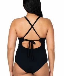 Jets Jetset DD/E Cup High Neck One Piece Black -Cheap Swimweargalore Store jets jetset dd e cup high neck one piece black b 12