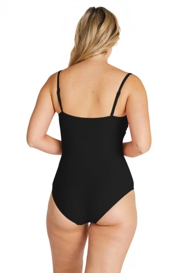 Baku Rococco Bandeau One Piece Olive 4 Baku Rococco Bandeau One Piece Olive - Image 4