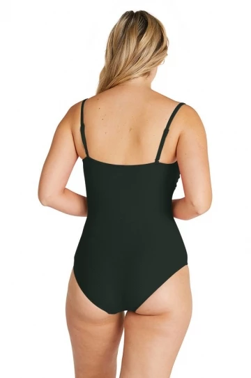 Baku Rococco Bandeau One Piece Olive 2 Baku Rococco Bandeau One Piece Olive - Image 2