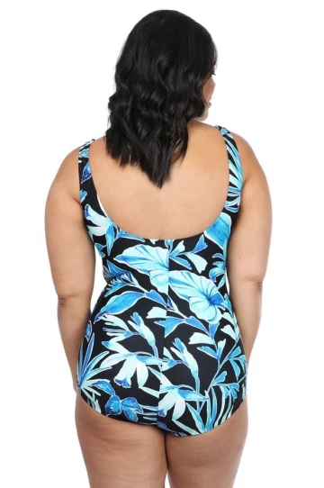 Maxine Bahama Palm One Piece Black 2 Maxine Bahama Palm One Piece Black - Image 2