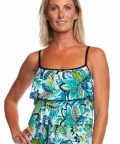 Maxine Nola Tier Tankini Separate Emerald