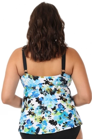 Maxine Royal Roses D Cup Tankini Separate + Cobalt 2 Maxine Royal Roses D Cup Tankini Separate + Cobalt - Image 2