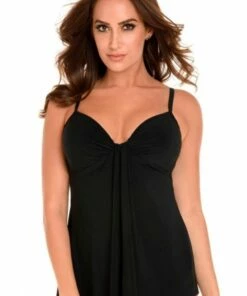 Miraclesuit So Riche Marina Tankini Separate Black