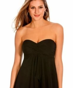 Miraclesuit Rock Solid Cadiz Tankini Separate Black