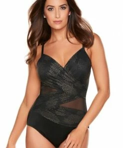 Miraclesuit Sari Not Sari Mystique One Piece Black