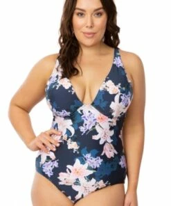 Milea Mauritius DD/E Cup Plunge One Piece Ink
