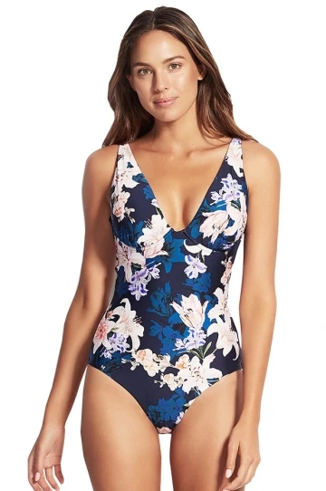 Milea Mauritius DD/E Cup Plunge One Piece Ink 3 Milea Mauritius DD/E Cup Plunge One Piece Ink - Image 3