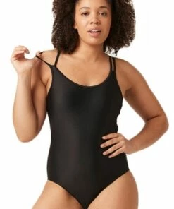 Modibodi Period Proof Double Strap One Piece Black