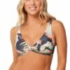 Monte & Lou Mystique Multi Fit Twist Crop Licorice
