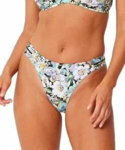 Monte & Lou Vintage Vacay Twin Band Pant Black