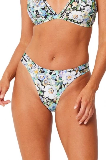 Monte & Lou Vintage Vacay Twin Band Pant Black 1 Monte & Lou Vintage Vacay Twin Band Pant Black