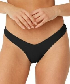 Monte & Lou Skimpy V Pant Black