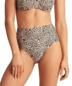 Monte & Lou Wisdom Leopard High Waist Pant Leopard