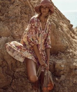 Monte & Lou Daphne Mini Dress Light Purple -Cheap Swimweargalore Store mon5063da.524 monte lou daphne mini dress 3