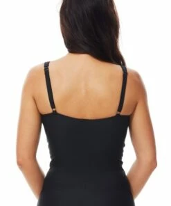 Moontide Contours F/G Cup Wrap Front Tankini Separate Black 8 Moontide Contours F/G Cup Wrap Front Tankini Separate Black -Cheap Swimweargalore Store moo3623cnfg moontide contours fg cup wrap front tankini separate3