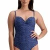 Moontide Pop Indigo DD Cup One Piece Blue
