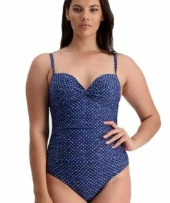 Moontide Pop Indigo DD Cup One Piece Blue