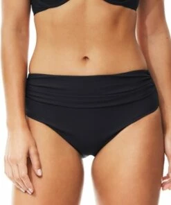 Moontide Contours High Ruched Front Pant Black