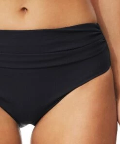 Moontide Contours High Ruched Front Pant Black -Cheap Swimweargalore Store moo7966cn moontide contours high ruched front pant2