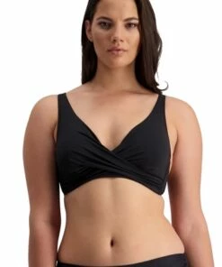 Moontide Contours F/G Cup Wrap Bra Black