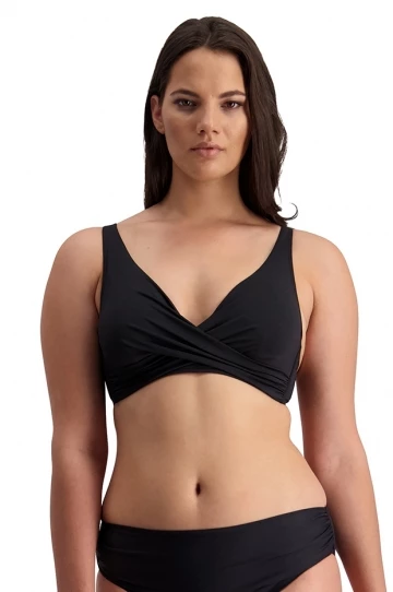 Moontide Contours F/G Cup Wrap Bra Black 1 Moontide Contours F/G Cup Wrap Bra Black