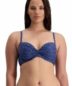 Moontide Pop Indigo F Cup Bra Blue