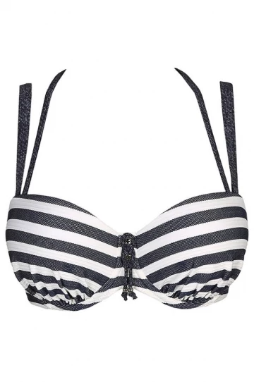 Prima Donna California E Cup Bandeau Navy/White 8 Prima Donna California E Cup Bandeau Navy/White - Image 8