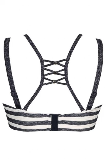 Prima Donna California E Cup Bandeau Navy/White 9 Prima Donna California E Cup Bandeau Navy/White - Image 9