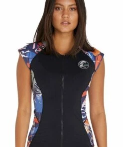 O'Neill Bahia Cap Sleeve Suntop Navy