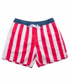 Ortc Mens Brighton Boardshort Red/White