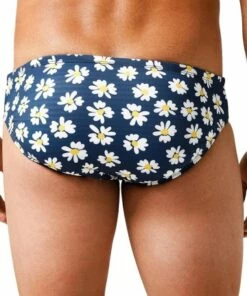 Ortc Mens Daisy Cottesloe Brief Navy/White -Cheap Swimweargalore Store ortcoct 20