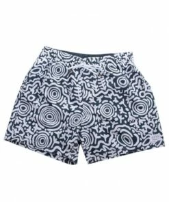 Ortc Mens Ngarrindjeri Dreaming Boardshort White/Charcoal
