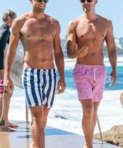 Ortc Mens Robe Boardshort Pink/White -Cheap Swimweargalore Store ortrobem.958 ortc mens robe boardshort2