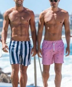 Ortc Mens Robe Boardshort Pink/White -Cheap Swimweargalore Store ortrobem.958 ortc mens robe boardshort3