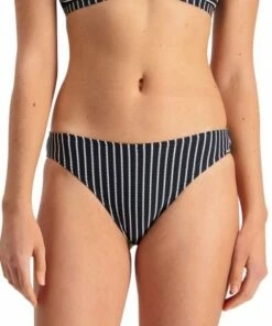 Piha Bubble Stripes Hipster Pant Black/White