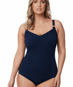 Poolproof Harlow E/F Cup One Piece Navy