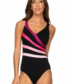 Poolproof Fan Splice One Piece Black