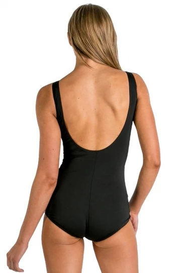 Poolproof Blossom Cross Over Sheath One Piece Black 2 Poolproof Blossom Cross Over Sheath One Piece Black - Image 2