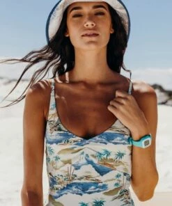 Rip Curl Postcards One Piece Multi -Cheap Swimweargalore Store postcards campaign cropped 4