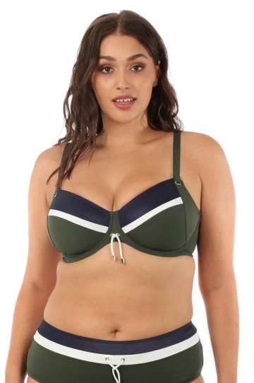 Prima Donna Ocean Drive G Cup Bra Dark Olive 1 Prima Donna Ocean Drive G Cup Bra Dark Olive