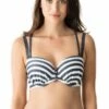 Prima Donna California E Cup Bandeau Navy/White
