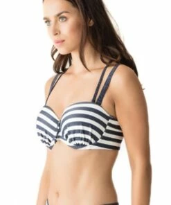 Prima Donna California E Cup Bandeau Navy/White 15 Prima Donna California E Cup Bandeau Navy/White -Cheap Swimweargalore Store prd4004917e prima donna california e cup bandeau navy white 3