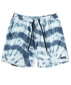 Quiksilver Mens Stripe Mystic Session 17" Boardshort Blue/White